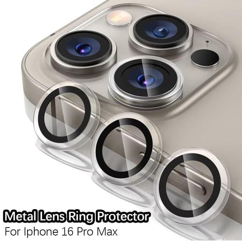 حماية كاميرا ايفون - ياقوت شفاف لسلسلة ايفون 15