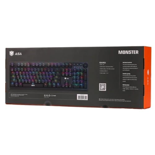 كيبورد ميكانيكي مونيستر Monster ماركة اسا ASA