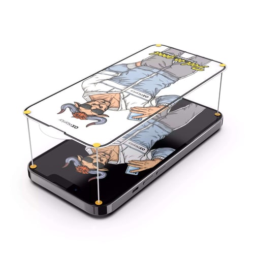 شاشه حماية ايفون 13 برو ماكس - مقاوم للبصمة و الخد...