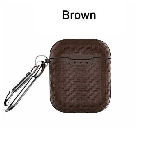 كفر سماعة ايربودز ابل اللاسلكية سيليكون كاربون فاي...