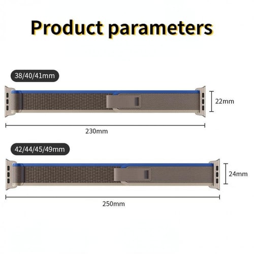 سوار ساعة ابل قماش رياضي Trail Loop متعدد الالوان...