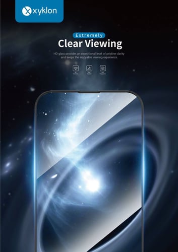 شاشة حماية ايفون 15 حماية قزاز مقاوم للكسر ضد البص...