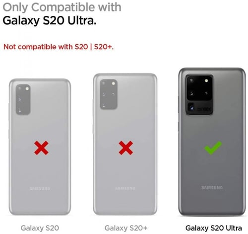 بكج حماية S20 الترا لشاشة لجالكسي المقاوم للكسر وا...