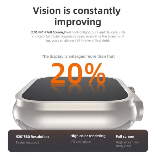 ساعة شبيهة ابل الترا مقاس 49 مقاوم للماء