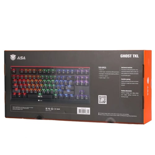 كيبورد ميكانيك ماركة اسا قوست تي كي ال ASA / Ghost...