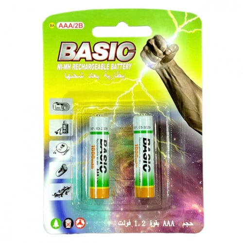بطارية AAA سعة 1000 بقدرة 1.2 فولت قابلة لإعادة ال...