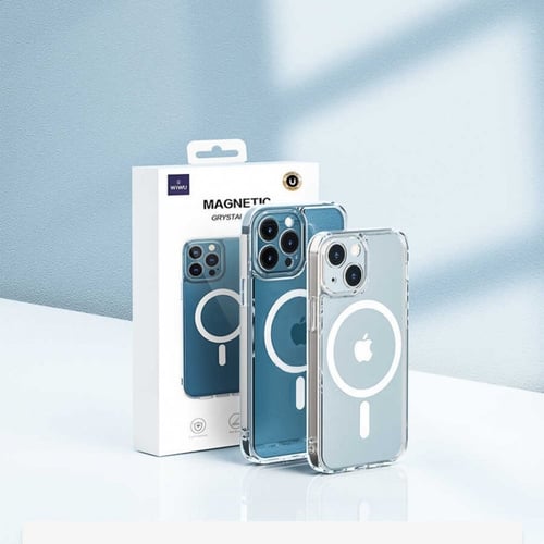 كفر ايفون 13 كفر شفاف يدعم الماق سيف من شركة ويوو...