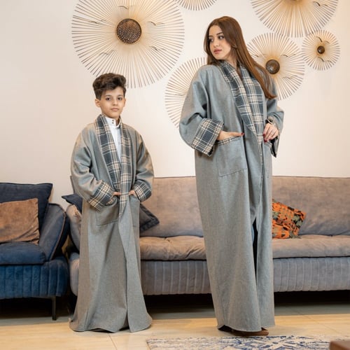 جوخ كاروهات رمادي