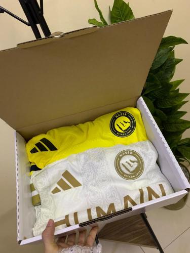 بكج النصر 2 تيشيرتات الجديد 2027 الأصفر - والأبيض