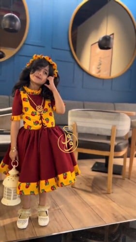 فستان شالكي بناتي