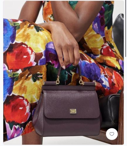 شنطه دولتشي غابانا سمول جلد نبيتي داكن