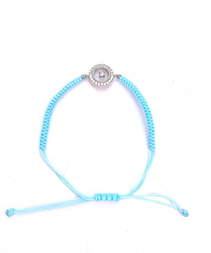 اسوارة ايطار زيركون دائري - خيط سماوي