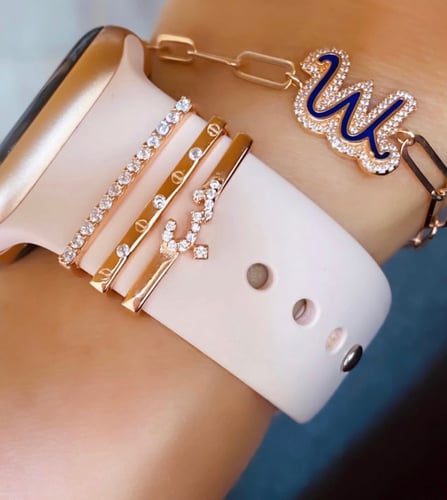 اكسسوار ساعة - زيركون روزقولد