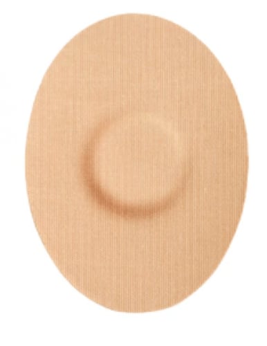 Fixic لاصق لون بيج بيضاوي الشكل