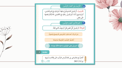 فروض الوضوء