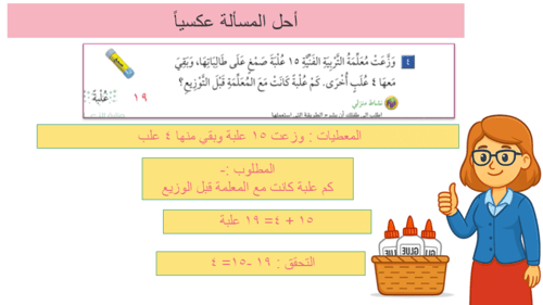 الدرس الثالث حل المسألة