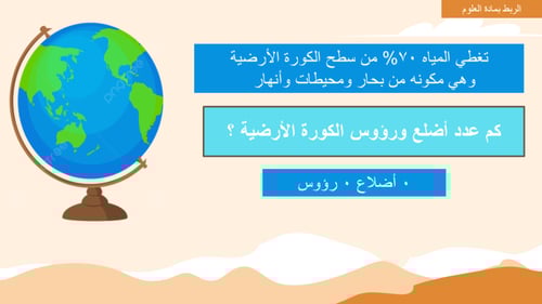 الاشكال المستوية : الأضلاع والرؤوس