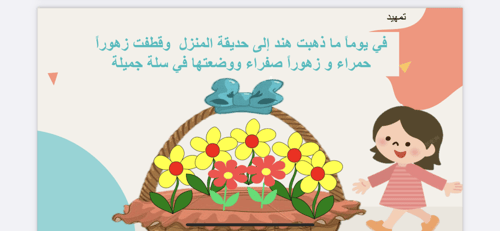 عرض درس التمثيل بالإشارات