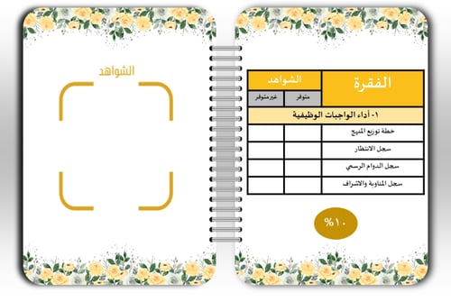 ملف الأداء الوظيفي التفاعلي للمعلمين | بوربوينت اح...