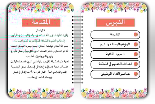 ملف الأداء الوظيفي التفاعلي للمعلمين | بوربوينت اح...