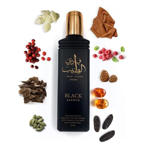 بلاك بخور | 220ML BLACK BAKUR (1+1 مجاناً)