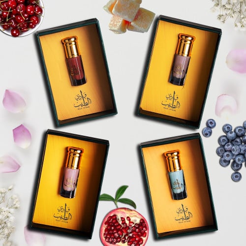 مجموعة مسك الفواكة - 4 تولات