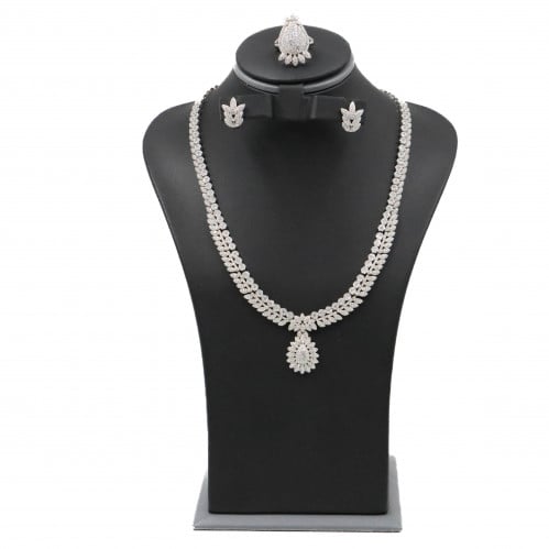 نصف طقم نسائي فضة عيار 925 - هاف ست