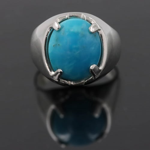 خاتم رجالي فضة عيار 925