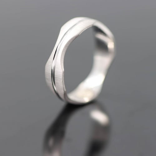 دبلة رجالي فضة عيار 925