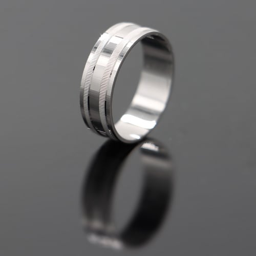 دبلة رجالي فضة عيار 925