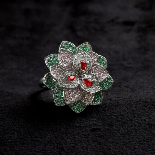 نصف طقم نسائي فضة عيار 925 - هاف ست