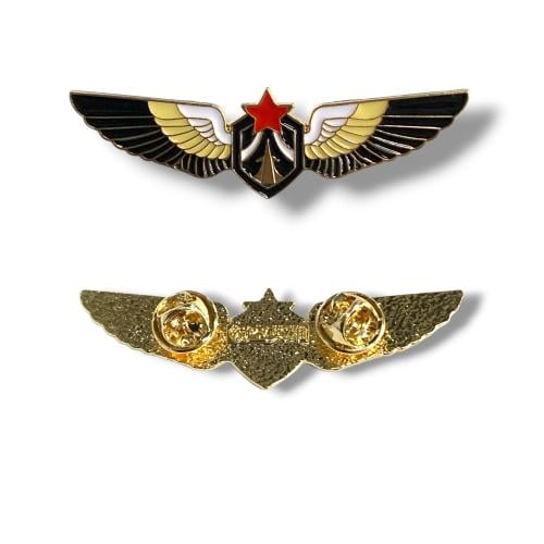 Pilot wing badge pin