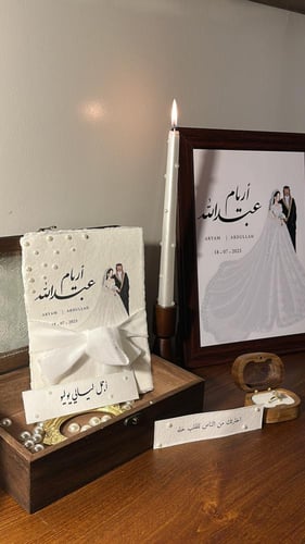 مجموعة متكاملة مع إيطارA4 + الرسمة