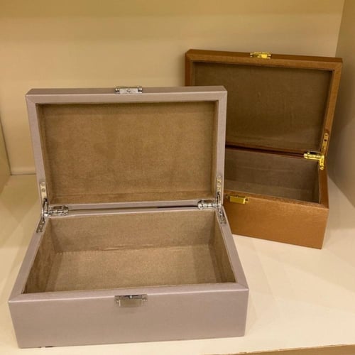 صندوق ربع جلد فاخر