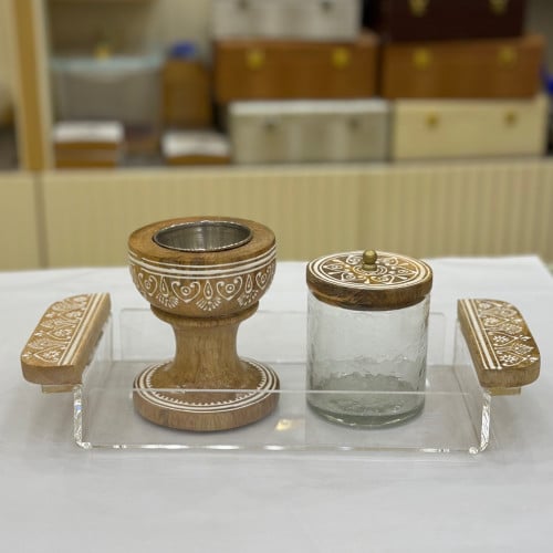 طقم مبخرة هندية اكريلك