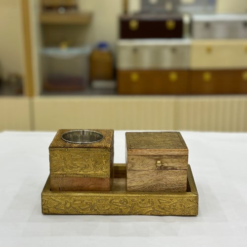 طقم مبخرة هندية وسط