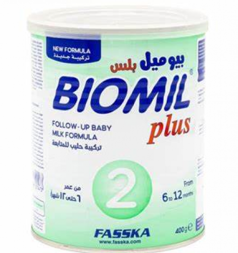 حليب أطفال بيوميل بلس رقم (2) 400 جرام
