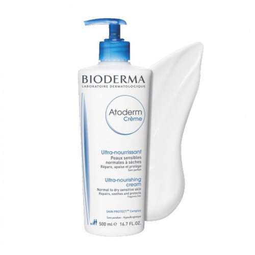 كريم ترطيب اتوديرم من بيوديرما 500 مل