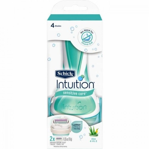 أداة موس الحلاقه والرغوه بالصبار وفيتامين اي من شي...