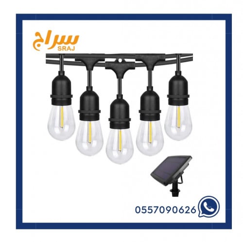 عقد اضاءه بالطاقة الشمسية
