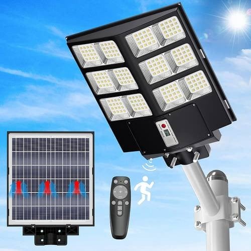 انارة شارع تعمل على الطاقة الشمسية