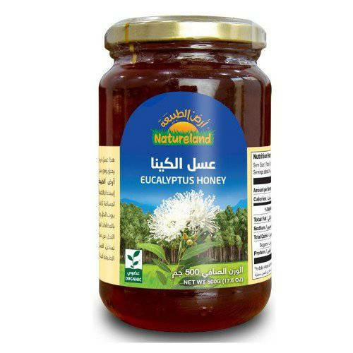 عسل الكينا العضوي 500جم أرض الطبيعة