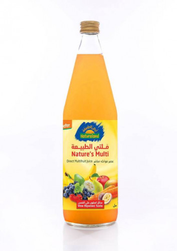 عصير ملتي الطبيعة - عضوي - 750 مل - أرض الطبيعة
