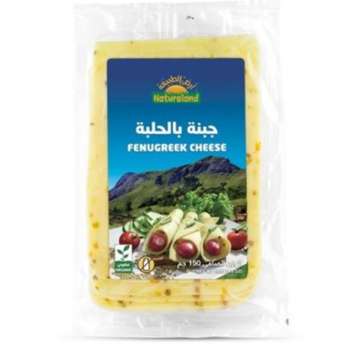 أرض الطبيعة جبنة بالحلبة 150 جرام