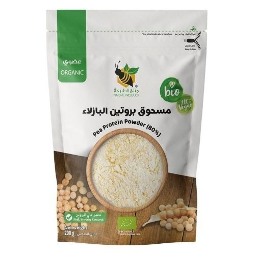 منتج الطبيعة مسحوق بروتين البازلاء 200 جرام