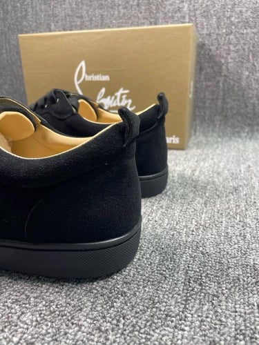 Christian Louboutin Louis Junior black sneakers