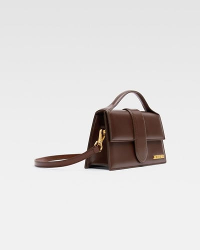 JACQUEMUS Le Grand Bambino Bag-Brown