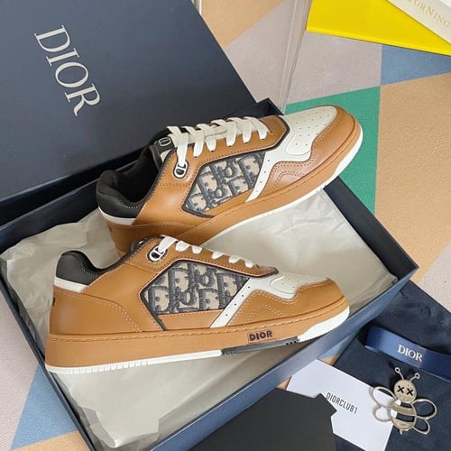 Dior B27 Low-Top Brown /Cream Sneaker