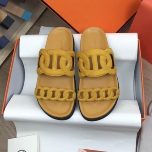 Hermes Extra sandal Yellow