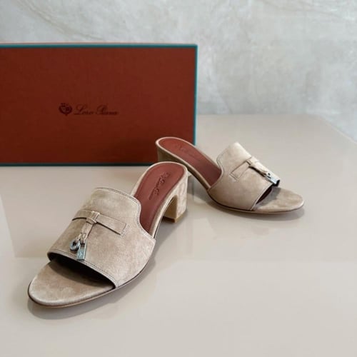Loro Piana Summer Charms Sandal Beige